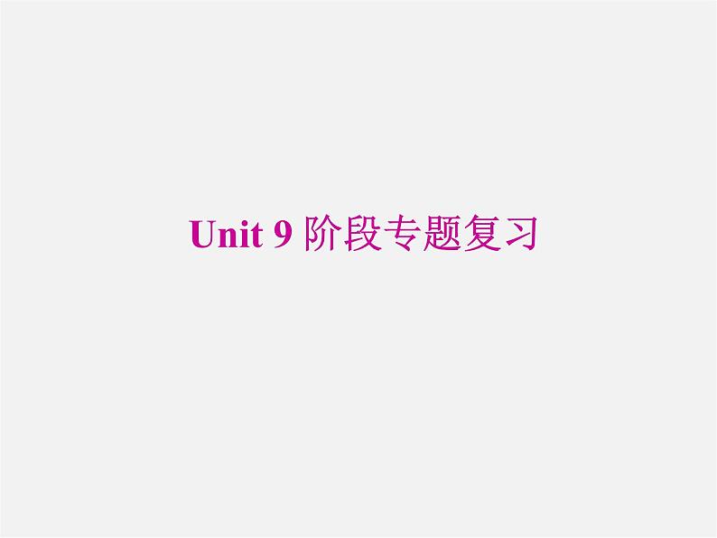 八年级英语下册 Unit 9 Have you ever been to a museum专题复习课件第1页