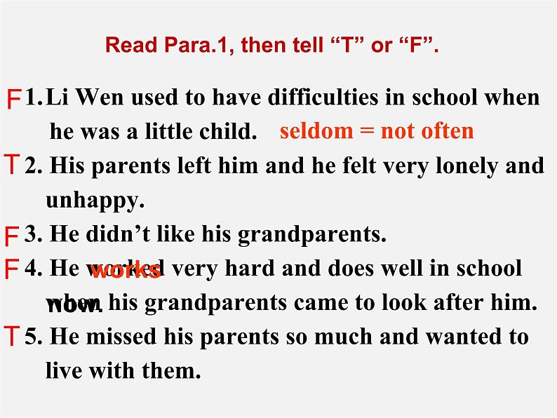 九年级英语全册 Unit 4 I used to be afraid of the dark Section B（2a-2f）课件07