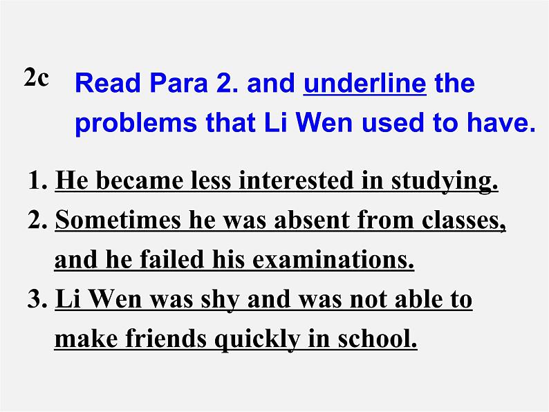 九年级英语全册 Unit 4 I used to be afraid of the dark Section B（2a-2f）课件08