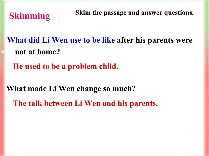 浙江省台州市三门县城关中学九年级英语全册 Unit 4 I used to be afraid of the dark Reading课件第6页