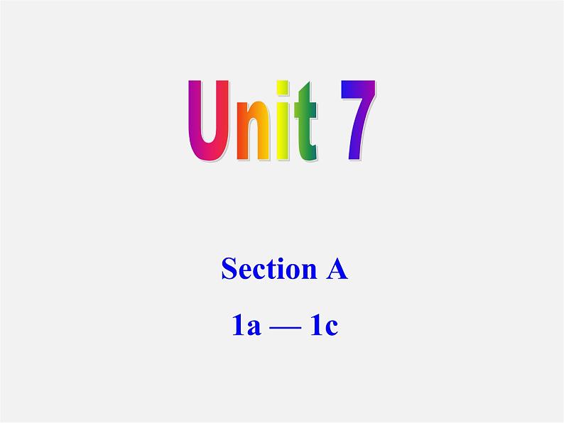 九年级英语全册 Unit 7 Teenagers should be allowed to choose their own chothes Section A（1a-1c）课件第1页