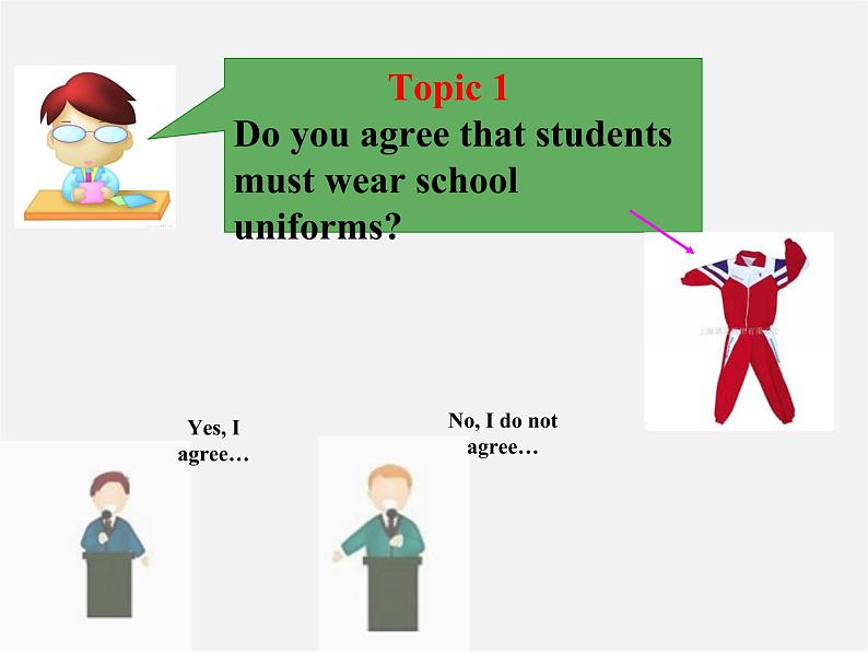 九年级英语全册 Unit 7 Teenagers should be allowed to choose their own clothes Section B 3课件04