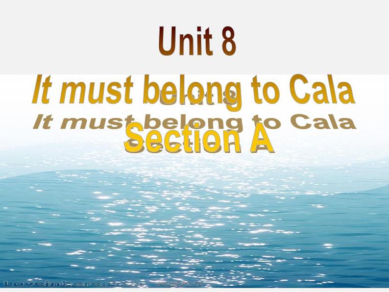 河北省唐山市滦南县青坨营镇初级中学九年级英语全册 Unit 8 It must belong to Carla Section A课件第2页