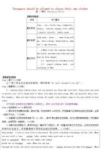 初中Section B教学设计