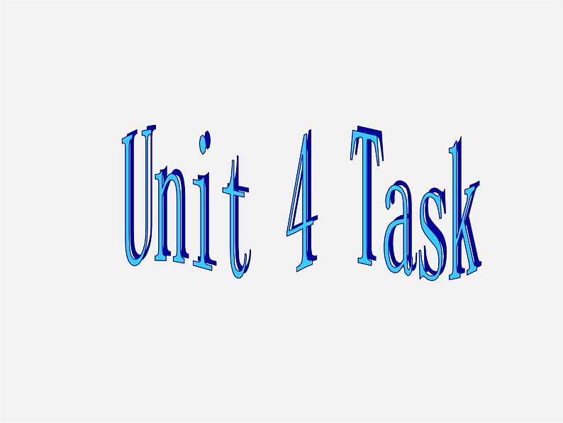 七年级英语上册 Unit 4 My day Task（1）课件第1页