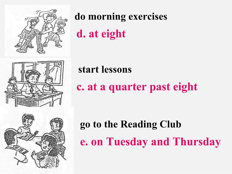 江苏省南通市实验中学七年级英语上册 Unit 4 My Day Reading 3课件第4页