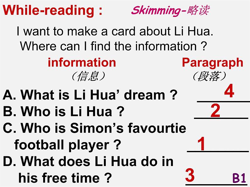 新七年级英语上册 Unit 2 Let’s play sports Reading课件第8页