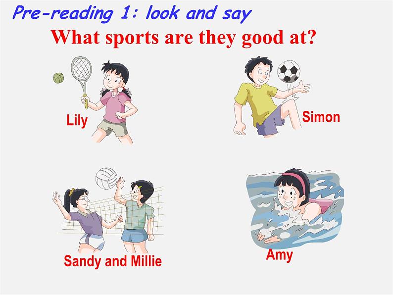 江苏省仪征市月塘中学七年级英语上册 Unit 2 Let 's play sports reading 1课件第4页