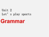 江苏省徐州市沛县杨屯中学七年级英语上册 Unit 2 Let’s play sports grammar 2课件