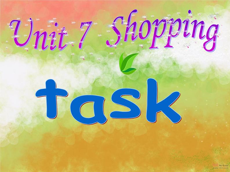 七年级英语上册 Unit 7《Shopping Task》课件2第1页