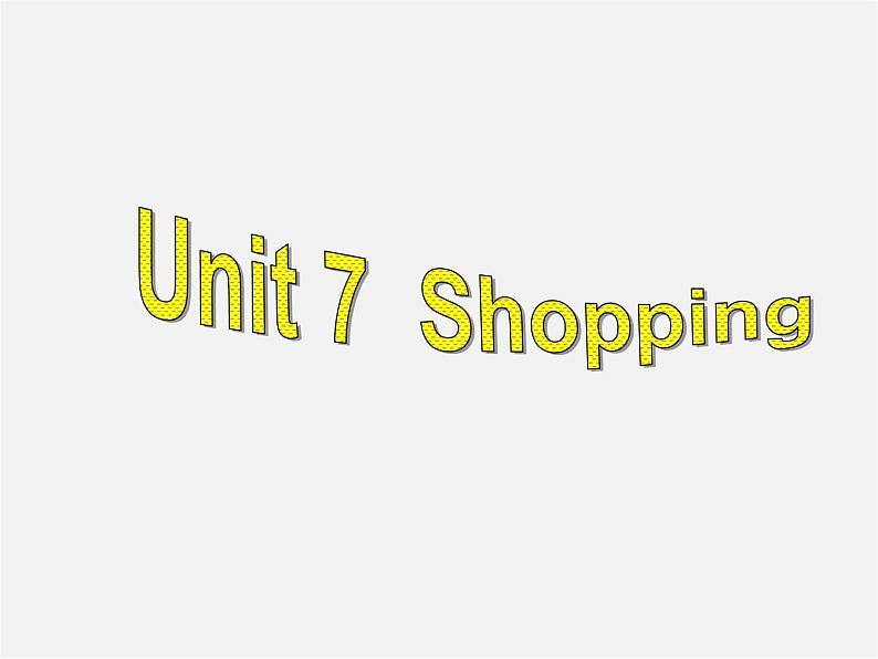 江苏省永丰初级中学七年级英语上册 Unit 7 Shopping Grammar课件第1页