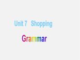 江苏省东海县横沟中学七年级英语上册 Unit 7 Shopping Grammar课件