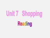 江苏省东海县横沟中学七年级英语上册 Unit 7 Shopping Reading课件