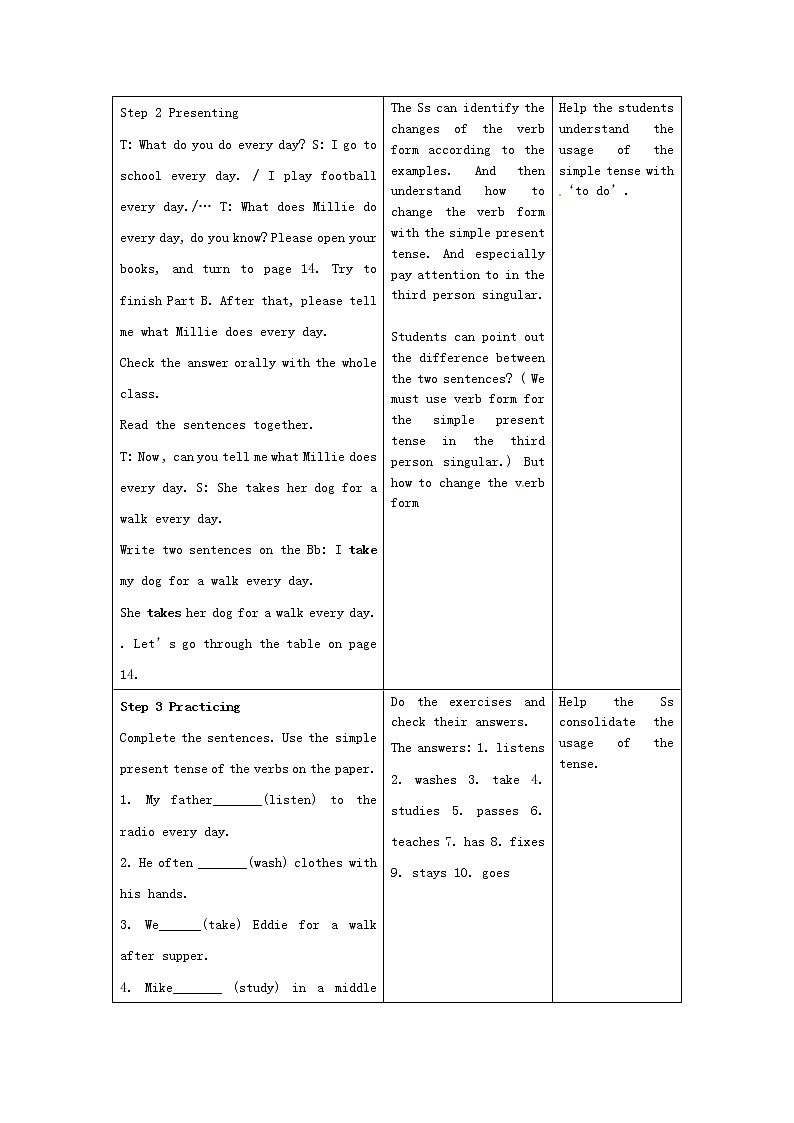 江苏省昆山市锦溪中学七年级英语上册 Unit 1 This is me Grammar（2）教案 （新版）牛津版第2页