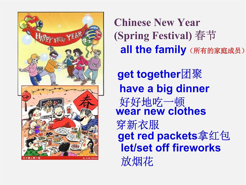 七年级英语上册 Unit 5 Let’s celebrate Comic strip and welcome to the unit课件07