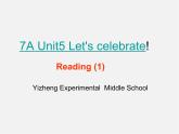 七年级英语上册 Unit 5 Let’s celebrate Reading课件