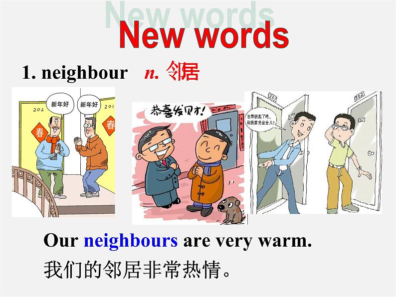 牛津译林初中英语七下 Unit 2 Neighbours Welcome to the unit课件第4页