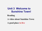 牛津译林初中英语七下Unit 3 Welcome to Sunshine Town reading 2课件