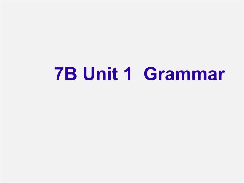 江苏省南京市六合区横梁初级中学七年级英语下册 Unit 1 Dream Homes Grammar课件01