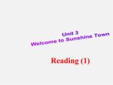 牛津译林初中英语七下Unit 3 Welcome to Sunshine Town reading 1课件