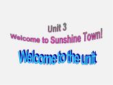 牛津译林初中英语七下 Unit 3 Welcome to Sunshine Town welcome to the Unit课件