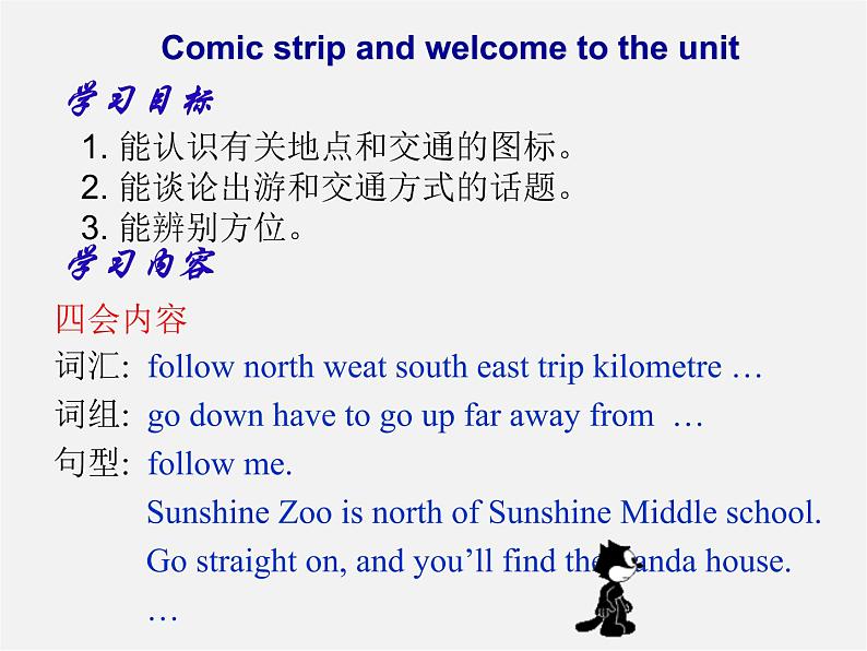 牛津译林初中英语七下Unit 4 Finding your ways Welcome to the unit》课件第2页