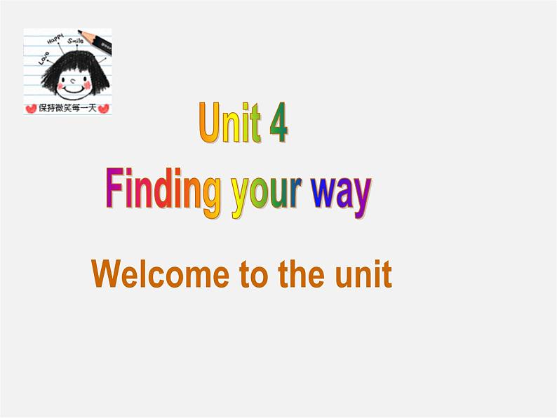 江苏省南京市长城中学七年级英语下册 Unit 4 Finding your way Welcome to the Unit课件第1页