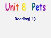 牛津译林初中英语七下 Unit 8 Pets Reading 1课件