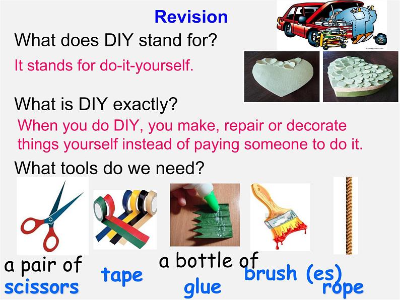 浙江师范大学附属中学八年级英语上册 Unit 4 Do it yourself Reading课件第3页