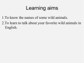 江蘇省連云港市東海晶都雙語學校八年級英語上冊 Unit 5 Wild animals Comic strip & Welcome to the Unit課件