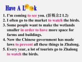 江苏省泰州市沈毅中学八年级英语上册 Unit 6 Bird watching Grammar课件