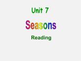 江苏省东海县横沟中学八年级英语上册 Unit 7 Seasons Reading课件1