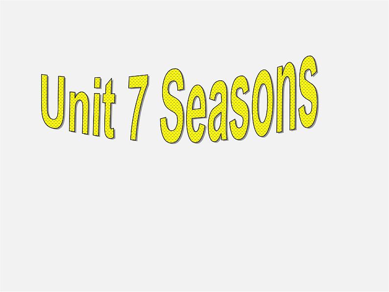 江苏省东海县横沟中学八年级英语上册 Unit 7 Seasons Reading课件2第1页