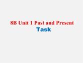 江苏省仪征市月塘中学八年级英语下册《Unit 1 Past and Present task》课件