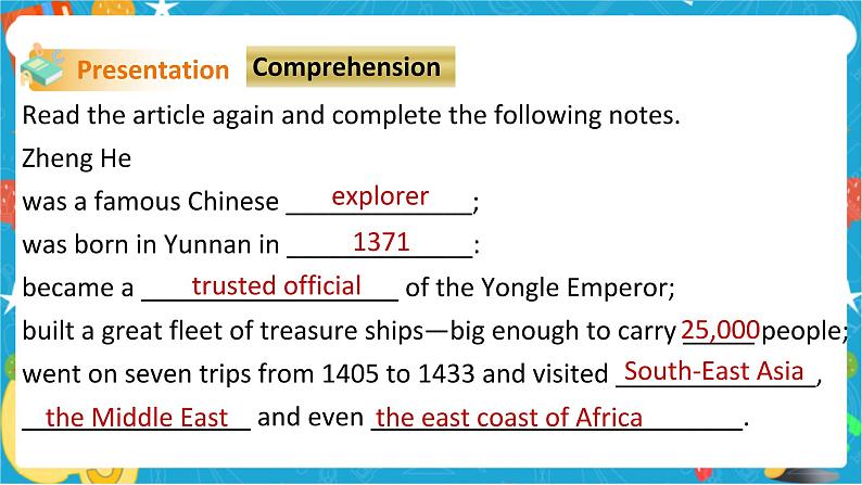 Unit 1 Great explorations Period 2 Reading II & Listening（课件43张PPT+教案+导学案）07