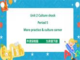Unit 2 Culture shock Period 5 more practice & culture corner（课件34张PPT+教案+导学案）