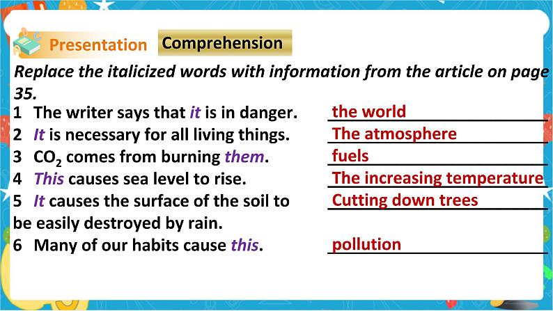 Unit 3 The environment Period 2 Reading II & Listening（课件39张PPT+教案+导学案）05