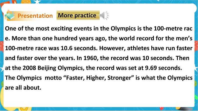 Unit 5 Sport Period 5 more practice & culture corner（课件42张PPT+教案+导学案）06