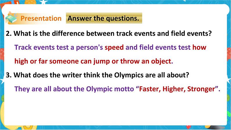 Unit 5 Sport Period 5 more practice & culture corner（课件42张PPT+教案+导学案）08