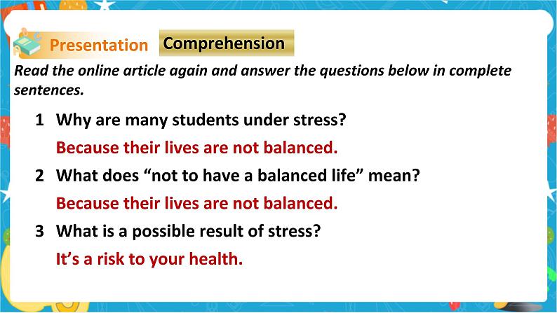 Unit 6 Caring for your health Period 2 Reading II & Listening（课件38张PPT+教案+导学案）06