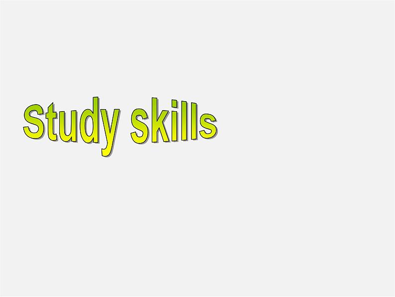 江苏省永丰初级中学九年级英语上册 Unit 1 Know yourself study skills课件02