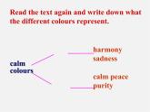 江苏省永丰初级中学九年级英语上册 Unit 2 Colour Reading 2课件