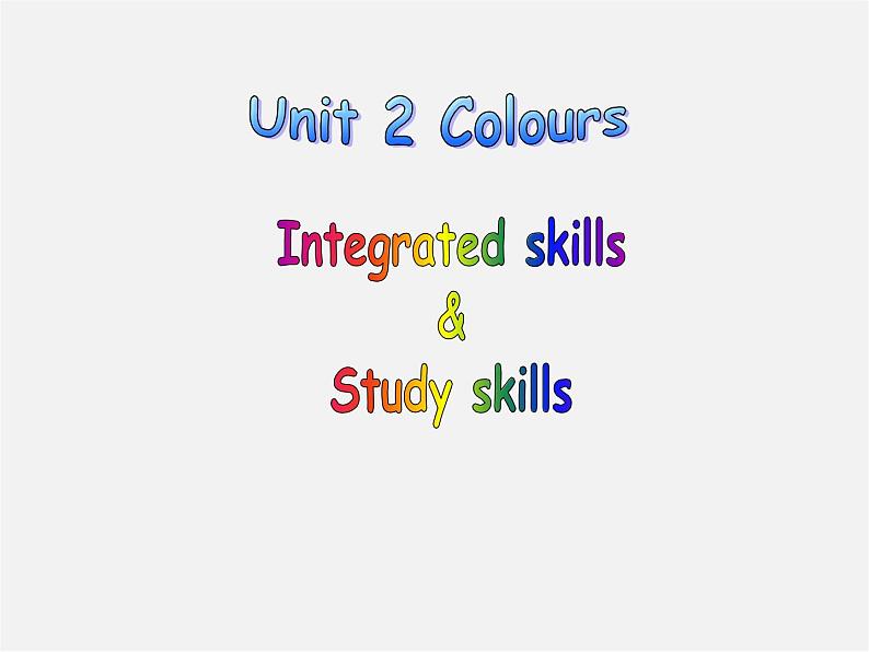 江苏省永丰县初级中学九年级英语上册 Unit 2 Colour Integrated skills & Study skills课件01