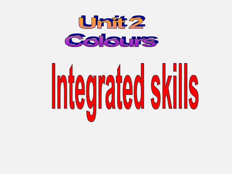 江苏省永丰县初级中学九年级英语上册 Unit 2 Colour Integrated skills课件第1页