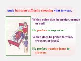 江蘇省溧水縣孔鎮(zhèn)中學九年級英語上冊 Unit 2 Colour Task課件