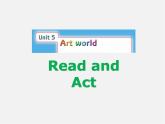 九年級(jí)英語(yǔ)上冊(cè) Unit 5 Art world Welcome to the unit課件1
