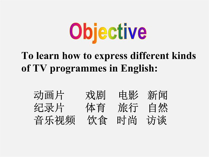 九年级英语上 册九年级英语上册 Unit 6 TV programmes Welcome to the unit课件03