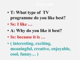 江蘇省句容市后白中學(xué)九年級(jí)英語(yǔ)上冊(cè) Unit 6 TV programmes Task課件