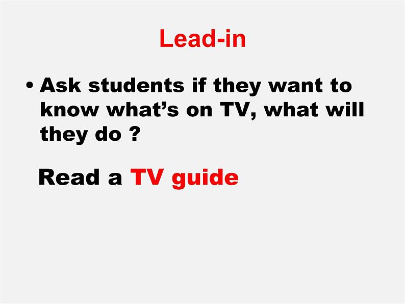 江苏省句容市后白中学九年级英语上册 Unit 6 TV programmes Reading 1课件第2页