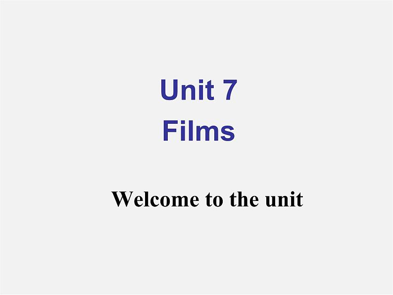 江苏省永丰初级中学九年级英语上册 Unit 7 Films Welcome to the Unit课件101